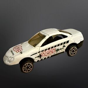Auto World Mercedes Benz SL Jin Dei Le City Vehicle Car White Diecast 1:84 Scale